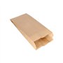 Papieren afscheurzakken Kraft aan koord Papier (Kraft) 24cm x 10cm x 5cm Bruin inhoud 0,75 kg - Horecavoordeel.com