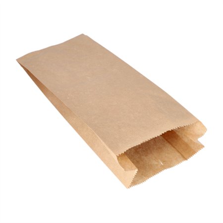Papieren afscheurzakken Kraft aan koord Papier (Kraft) 35cm x 15cm x 7cm Bruin inhoud 2,5 kg