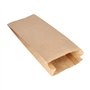 Papieren afscheurzakken Kraft aan koord Papier (Kraft) 35cm x 15cm x 7cm Bruin inhoud 2,5 kg - Horecavoordeel.com