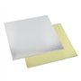 Taartonderlegger vierkant 0,3cm x 28cm x 28cm goud/Zilver