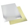 Taartonderlegger rechthoekig 0,3cm x 30cm x 40cm goud/Zilver