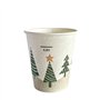 Drinkbekers Karton To Go 0,2 l Ø 8cm x 9,9cm Winter Forest - Horecavoordeel.com
