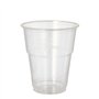 Drinkbekers voor koude dranken PLA Pure 0,3 l Ø 9,5cm x 11cm Glashelder met schuimkraag - Horecavoordeel.com