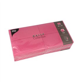 Servetten DAILY Collection 1/8 vouw 32cm x 32cm Fuchsia