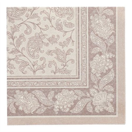Servetten ROYAL Collection 1/4 vouw 40cm x 40cm Mocca Ornaments