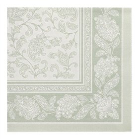 Servetten ROYAL Collection 1/4 vouw 40cm x 40cm jade Groen Ornaments