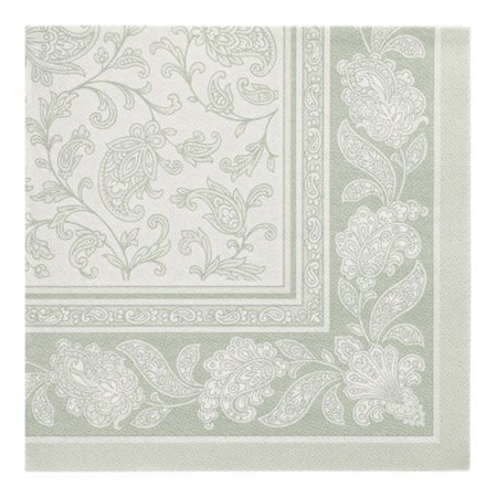 Servetten ROYAL Collection 1/4 vouw 40cm x 40cm jade Groen Ornaments