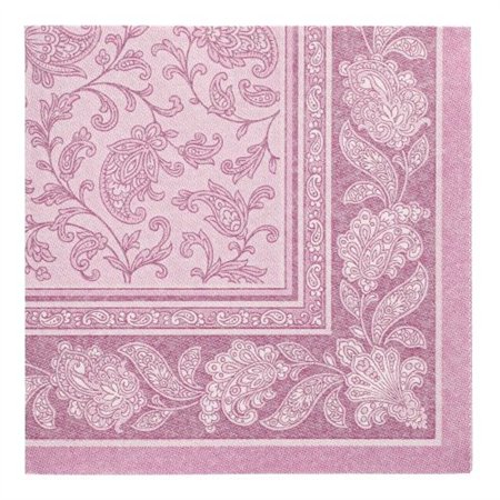 Servetten ROYAL Collection 1/4 vouw 40cm x 40cm Paars Ornaments