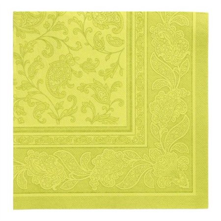 Servetten ROYAL Collection 1/4 vouw 40cm x 40cm Lime Ornaments