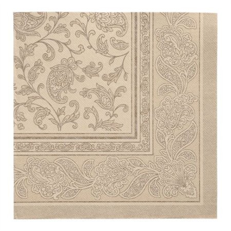 Servetten ROYAL Collection 1/4 vouw 40cm x 40cm Zand Ornaments