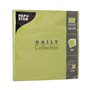 Servetten DAILY Collection 1/4 vouw 32cm x 32cm Olijfgroen - Horecavoordeel.com