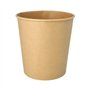 Foodbuckets Karton rond 3800ml Ø 18,7cm x 19,5cm Bruin