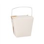 Snackbox met handvat ASIA rechthoekig 770ml 10,3cm x 8cm x 6,6cm Wit