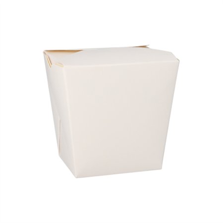 Wokbox Snackbox ASIA rechthoekig 770ml 10,3cm x 8cm x 6,6cm Wit - Horecavoordeel.com