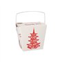 Snackbox met handvat ASIA rechthoekig 470ml 8,5cm x 7,5cm x 5,5cm Temple