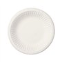 Diepe borden Karton Pure rond Ø 19cm x 3cm Wit