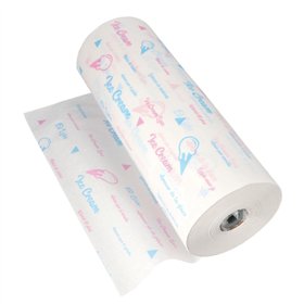 Inpakpapier 10 kg Papier (Kraft) 570 m x 50cm Wit Ice Cream Secare rollen