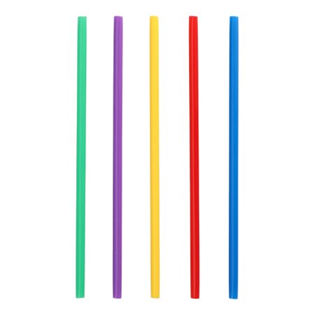Herbruikbare shake-rietjes PP Ø 0,8cm x 25cm kleuren assortiment - Horecavoordeel.com
