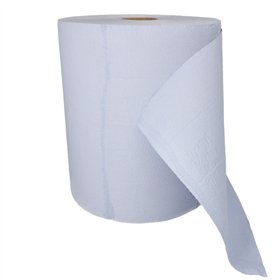 Rol 1000 schoonmaakvellen 3-laags 335m Papier 35,4 x 33,5cm Blauw