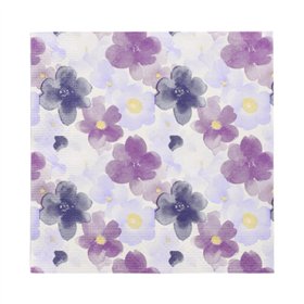 Servetten 3-laags 1/4 vouw 33cm x 33cm Aquarell Flowers