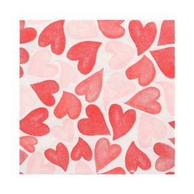 Servetten 3-laags 1/4 vouw 33cm x 33cm Heart to Heart - Horecavoordeel.com