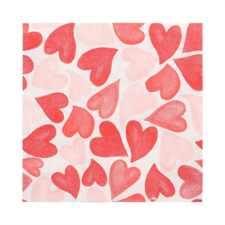 Servetten 3-laags 1/4 vouw 33cm x 33cm Heart to Heart - Horecavoordeel.com