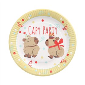 Borden Karton rond Ø 23cm Capy Party