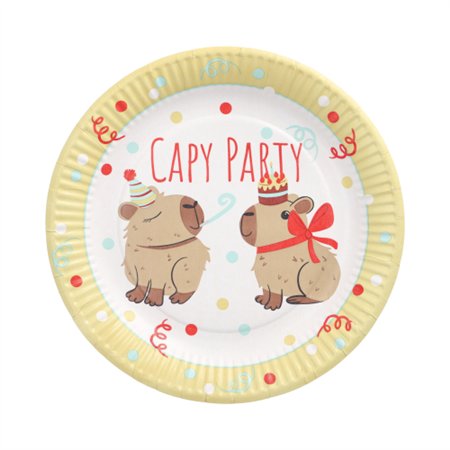 Borden Karton rond Ø 23cm Capy Party