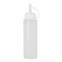 Knijpflessen PE rond 230ml Ø 4,5cm x 18,5cm Transparant