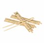 Eetstokjes Hout ASIA rond 19,5cm per stuk verpakt