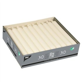 Kroonkaarsen Ø 2,2cm x 20cm Wit (1/2 Pallet)