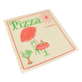 Pizzapunt houders perkament Papier 30cm x 30cm Cafetaria vetvrij - Horecavoordeel.com