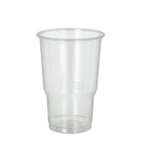Drinkbekers voor koude dranken PLA Pure 0,25 l Ø 7,8cm x 11cm Glashelder met schuimkraag