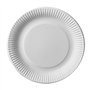 Borden Karton Pure rond Ø 23cm Wit