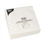 Servetten 1-laags 1/4 vouw 33cm x 33cm Wit