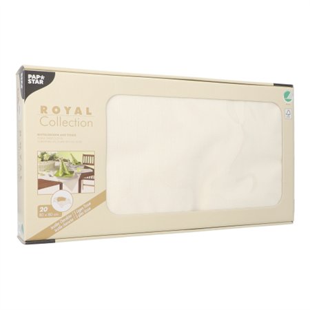 Napperon Tissue ROYAL Collection 80cm x 80cm Champagne