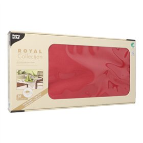 Napperon Tissue ROYAL Collection 80cm x 80cm Bordeaux