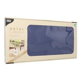Napperon Tissue ROYAL Collection 80cm x 80cm Donkerblauw - Horecavoordeel.com