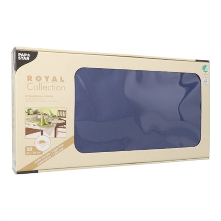 Napperon Tissue ROYAL Collection 80cm x 80cm Donkerblauw