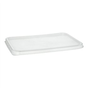Deksels voor kilobakken PP 0,7cm x 18,6cm x 13,3cm Transparant