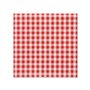 Servetten 3-laags 1/4 vouw 25cm x 25cm Rood Vichy Karo