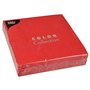 Servetten 2-laags 1/4 vouw 40cm x 40cm Rood