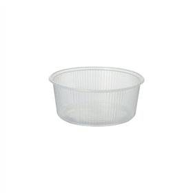Saladebakken PP rond 200ml Ø 10,1cm x 4,3cm Transparant