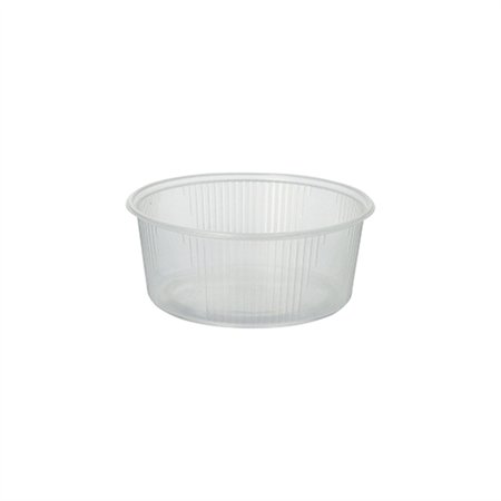 Saladebakken PP rond 200ml Ø 10,1cm x 4,3cm Transparant