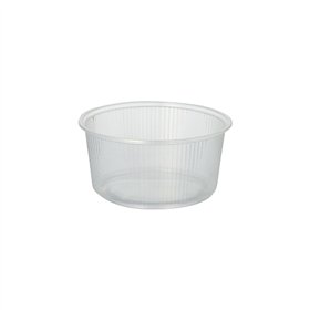 Saladebakken PP rond 250ml Ø 10,1cm x 5cm Transparant