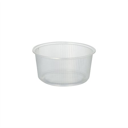 Saladebakken PP rond 250ml Ø 10,1cm x 5cm Transparant - Horecavoordeel.com
