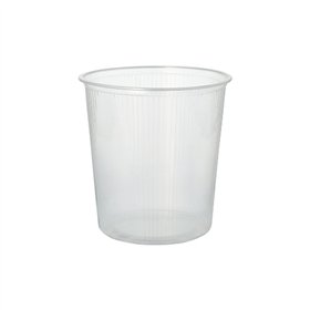 Saladebakken PP rond 500ml Ø 10,1cm x 10,3cm Transparant - Horecavoordeel.com