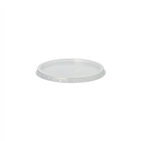 Deksel voor saladebakken PP rond Ø 10,1cm x 0,8cm Transparant