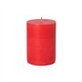 Stompkaars Ø 70mm x 100mm Rood van 100% stearine volledig gekleurd