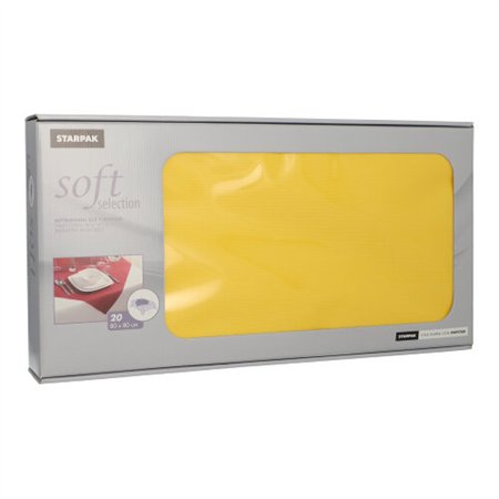 Napperons non-woven soft selection 80cm x 80cm Geel - Horecavoordeel.com